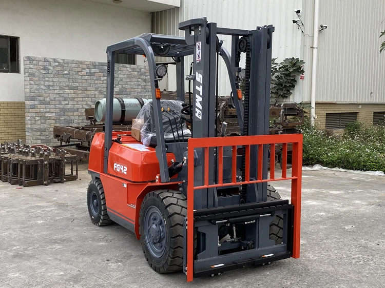 Stma Fork Lift 4t Gasoline Lift Truck with American Impco Conversion System