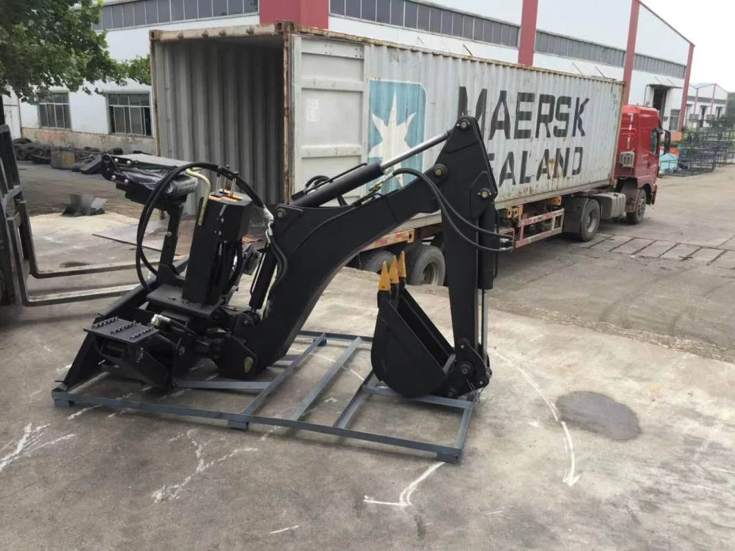 CE Mini Skid Steer Loader Jc35 with Cement Mixing Bucket, Auger, Fork, 4 in 1bucket, Rotary Plough, Sweeper, etc.