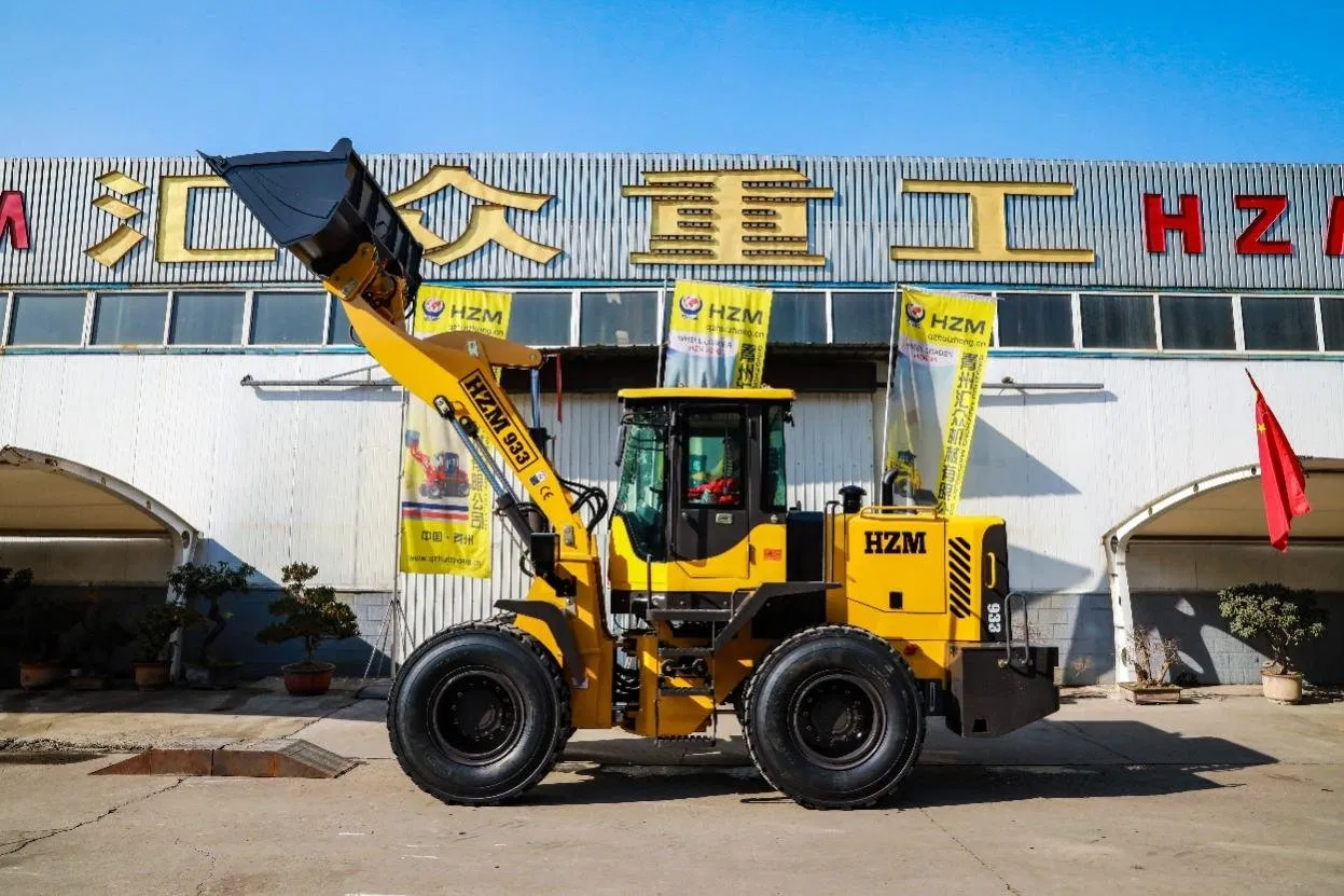 China Basic Customization Lugong Günstiger hydrostatischer CE 4WD LG938 Frontend/Kompakt-/Radlader/Nutzlader/Schaufellader mit Anbaugerät für Baumaschinen