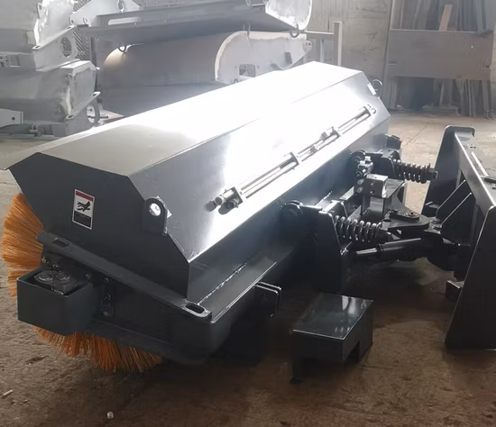 Mini-Radlader, hydraulische Winkelkehrmaschine, Schneebesenaufsatz