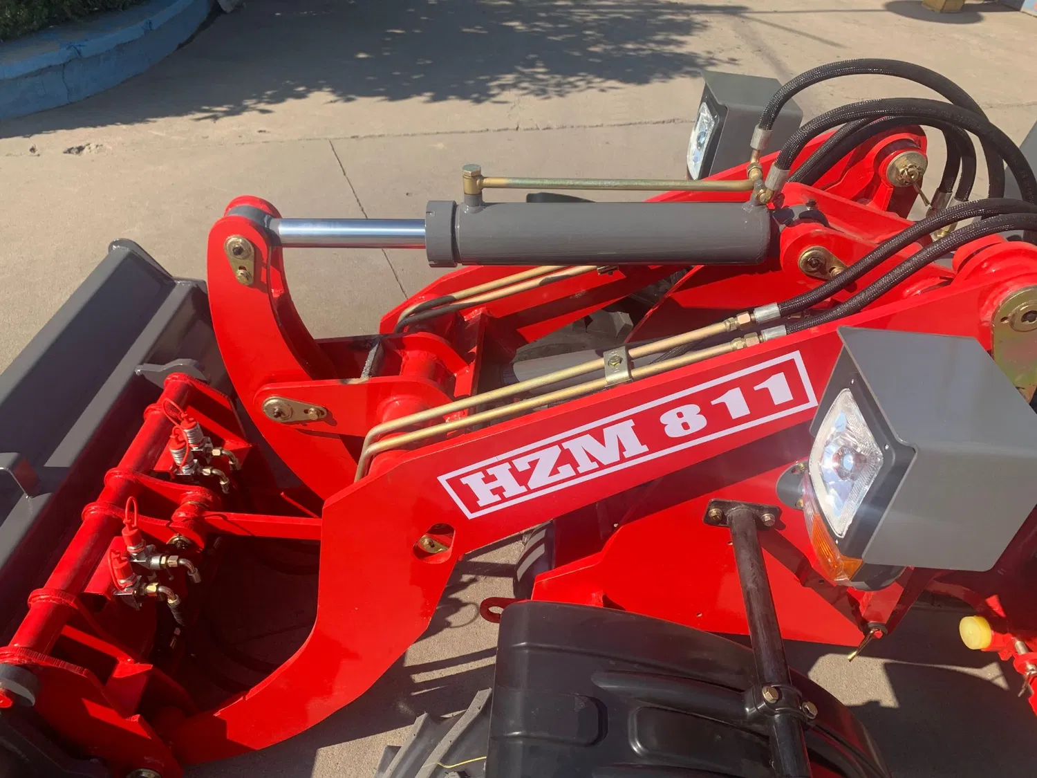 Baggerlader 1600 kg 1,6 Tonnen 2,5 Tonnen Baggerlader Radlader Bagger mit Luxuskabine Verschiedene Anbaugeräte Gelenktyp zu verkaufen