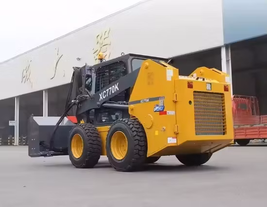 China Top-Marke Skid Steel Loader Xc770K Schneeräumung Kompaktlader Preis