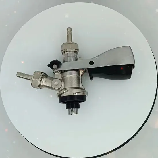 Bierzapfanlage Homebrew Keg Coupler (Typ D mit Überdruckventil)